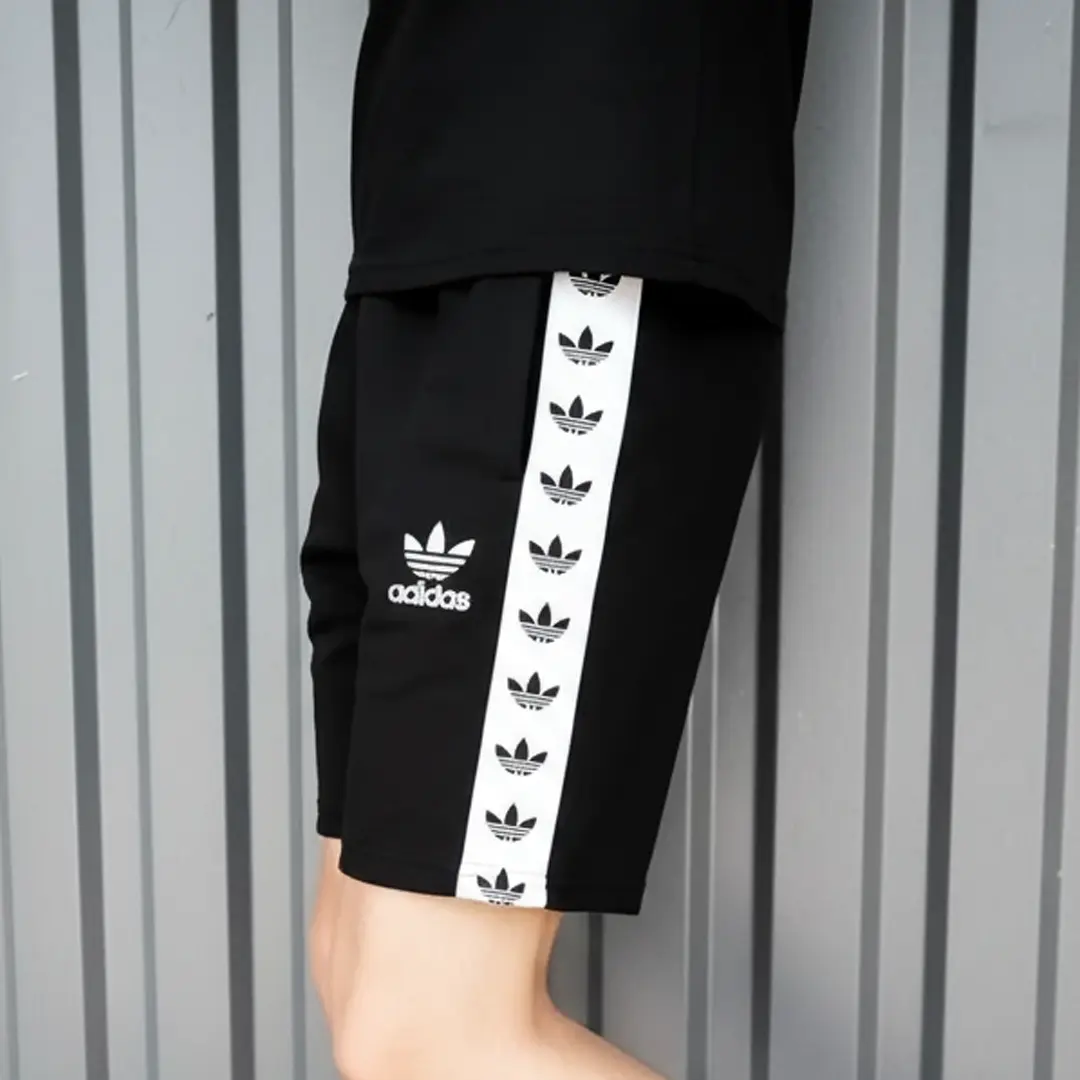 Шорти Adidas лампас (чорні)