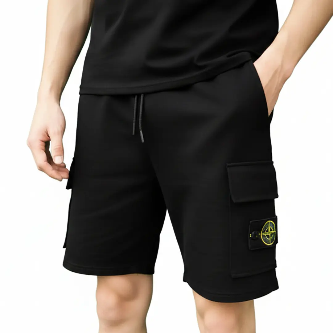 Шорти Stone Island (чорні)