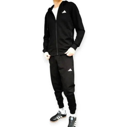 Спортивні костюми Спортивний костюм Adidas з капюшоном (black) Орхідея
