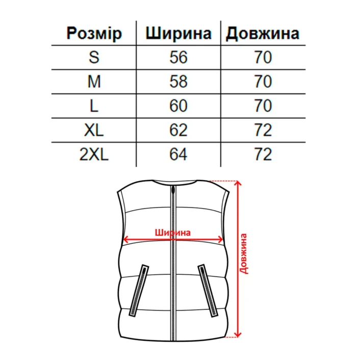 Жилети размер №