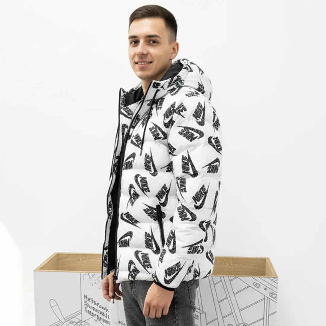 Чоловіча куртка Nike (біла) FRD W