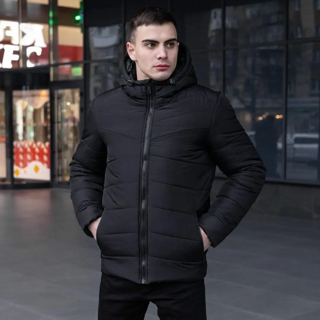 Чоловіча куртка Pobedov Winter Jacket Dzen чорна