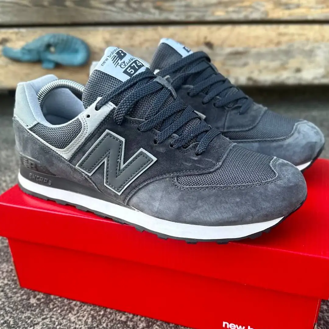 New Balance Classic gray замша