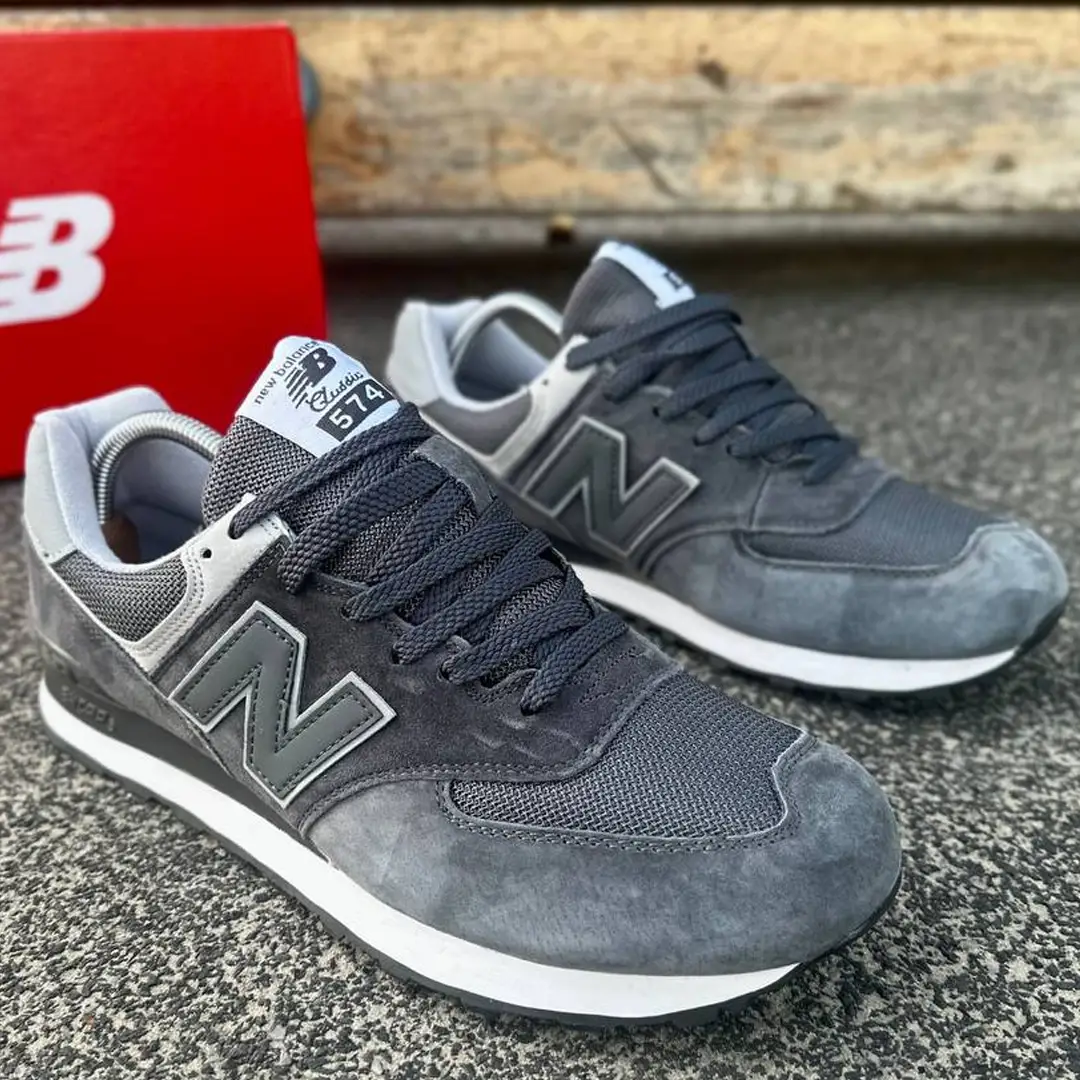 New Balance Classic gray замша