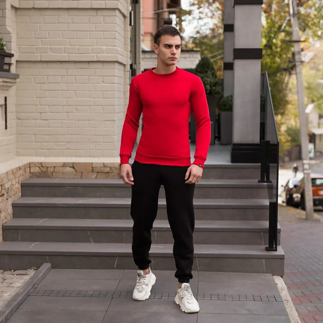 Світшот Pobedov ЗИМА червоний Світшот Pobedov ЗИМА червоний