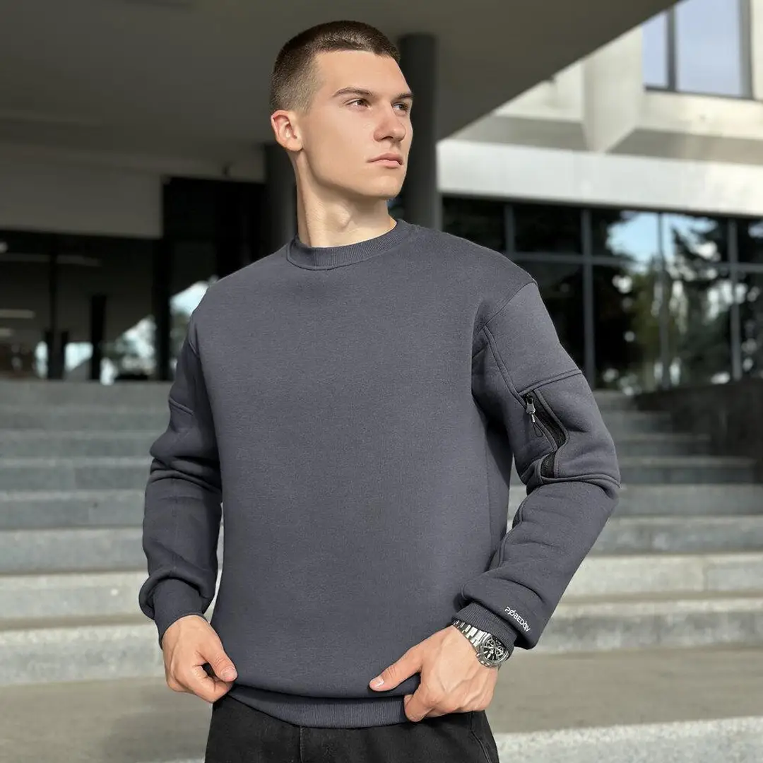 Світшот Pobedov Apex темно сірий Світшот Pobedov Apex темно сірий