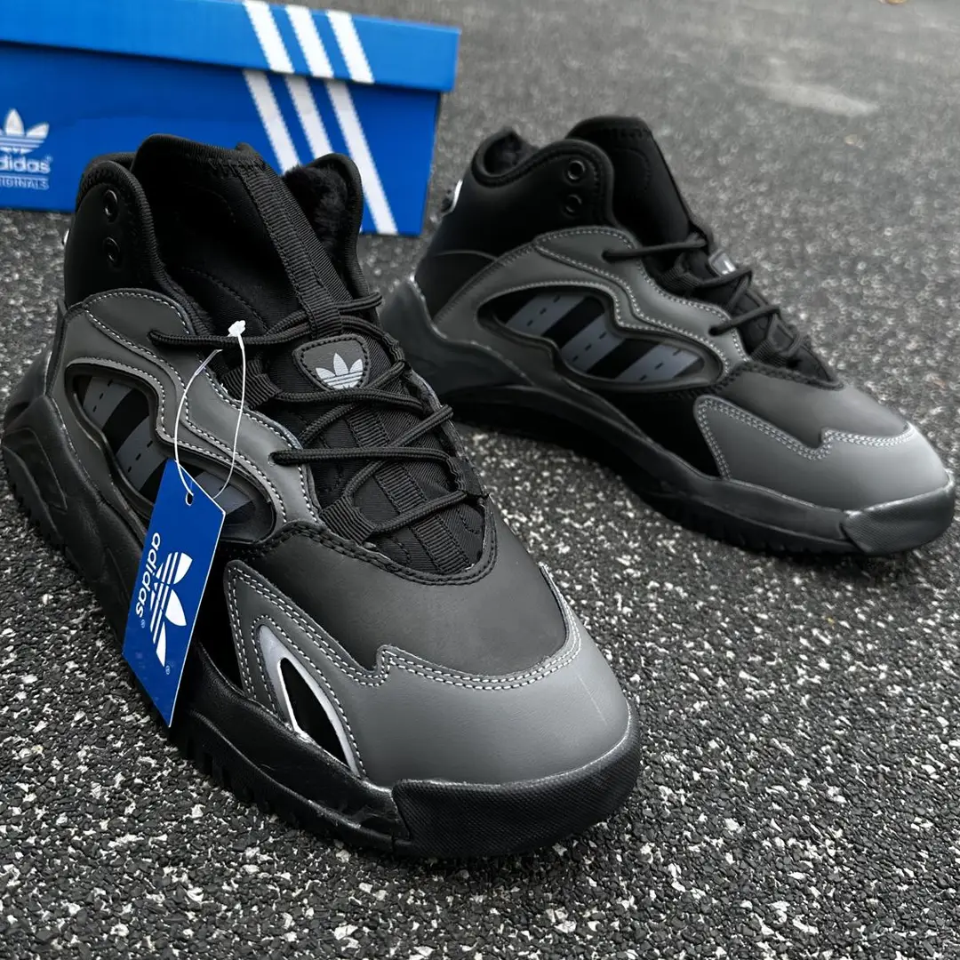 Кросівки ЗИМОВІ КРОСІВКИ Adidas StreetBall II black gray