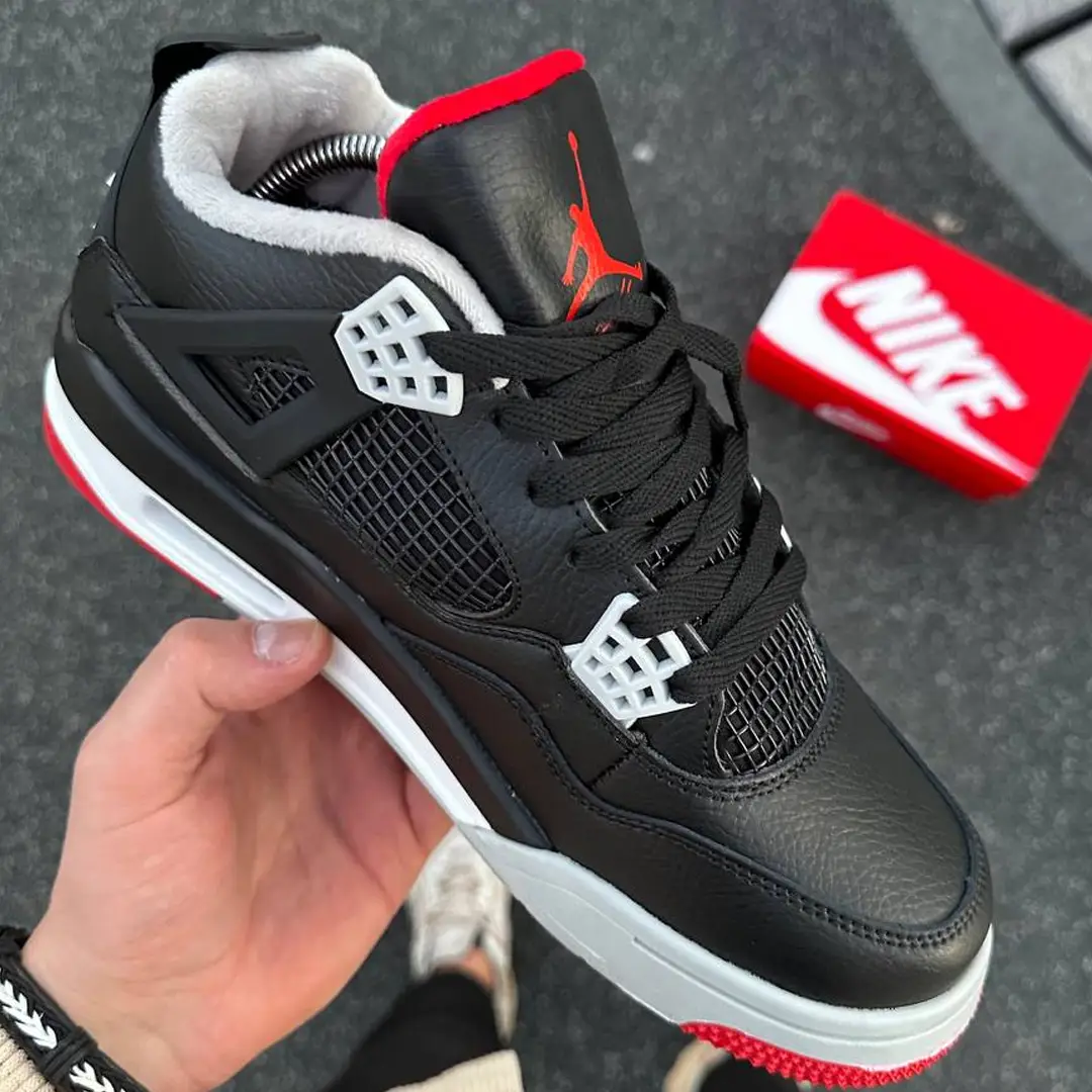 ЗИМОВІ КРОСІВКИ Nike Air Jordan Retro black red