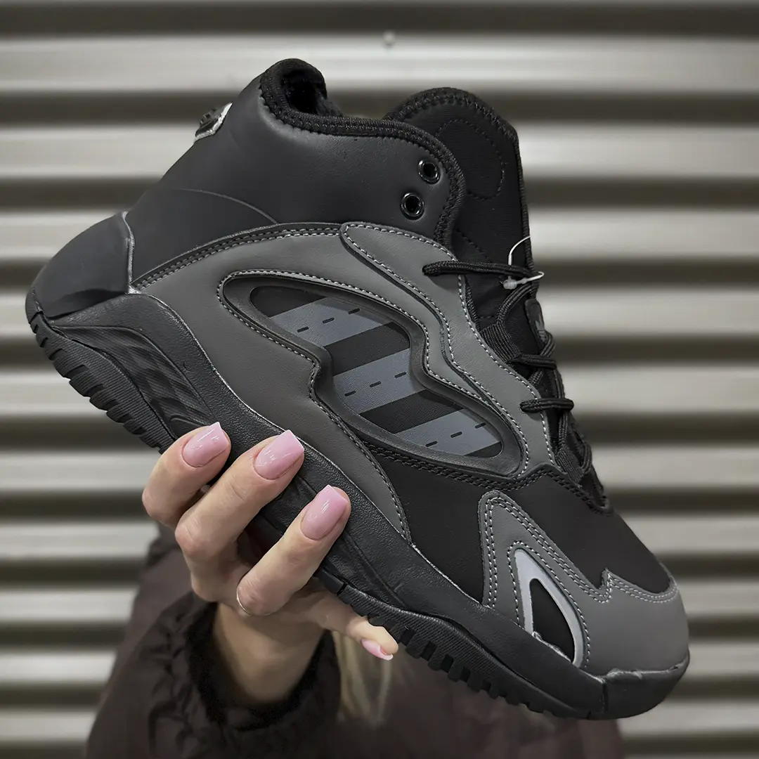 Зимові кросівки Adidas StreetBall II (black gray)