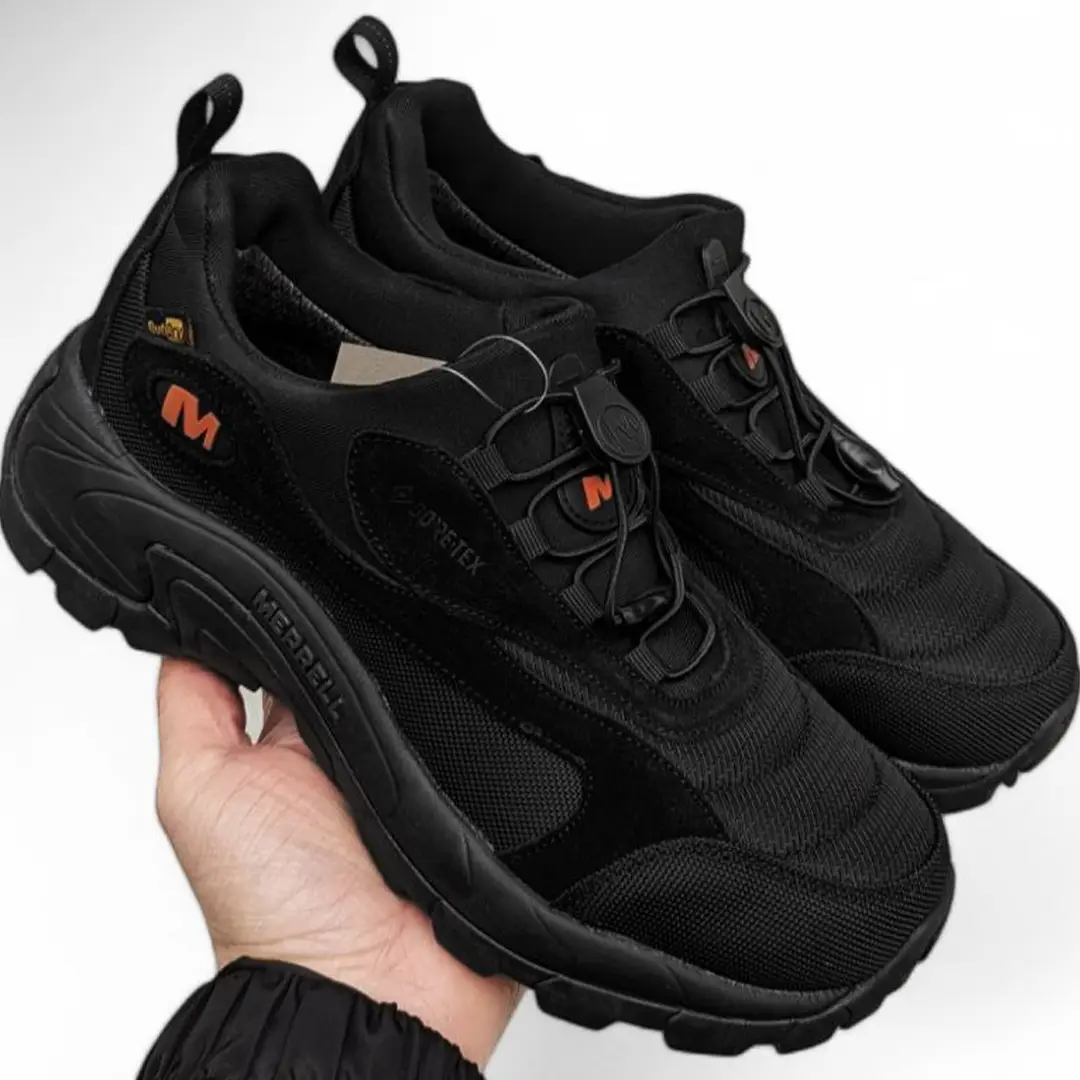 Чоловічі кросівки Merrell Moc Evo Trl X чорні Gore Tex