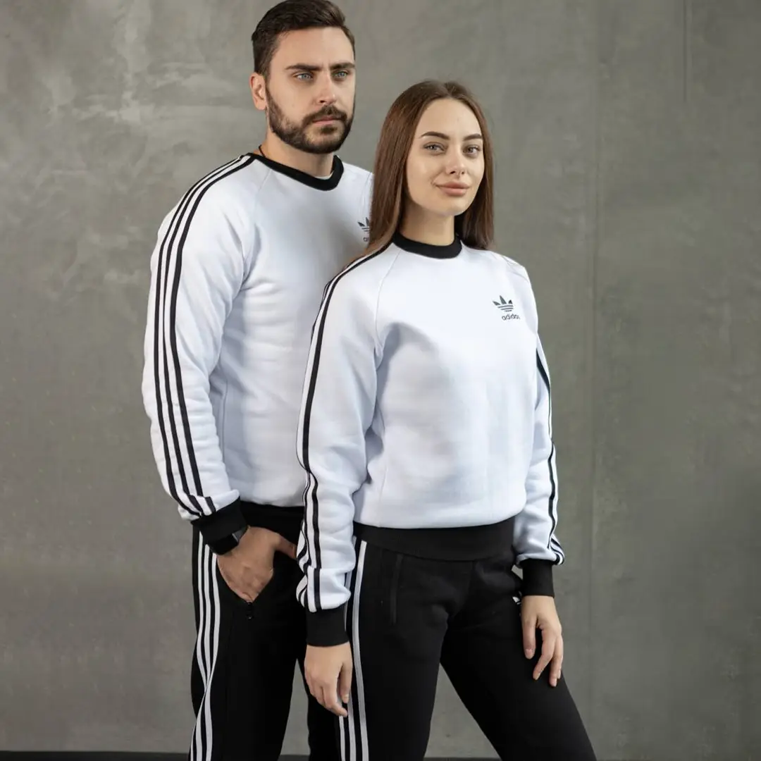 Чоловічий зимовий спортивний костюм adidas білий Чоловічий зимовий спортивний костюм adidas білий