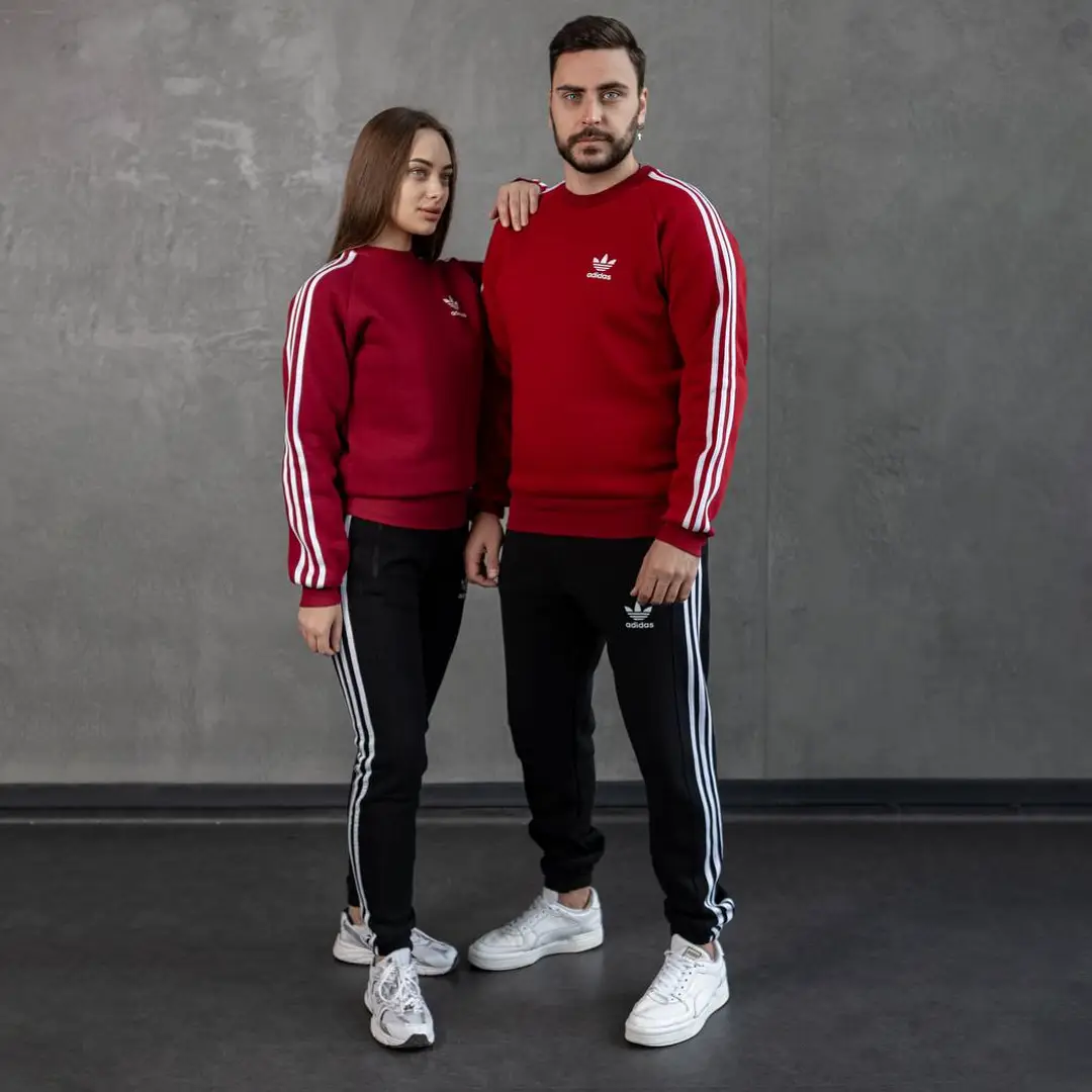Чоловічий зимовий спортивний костюм adidas бордовий Чоловічий зимовий спортивний костюм adidas бордовий