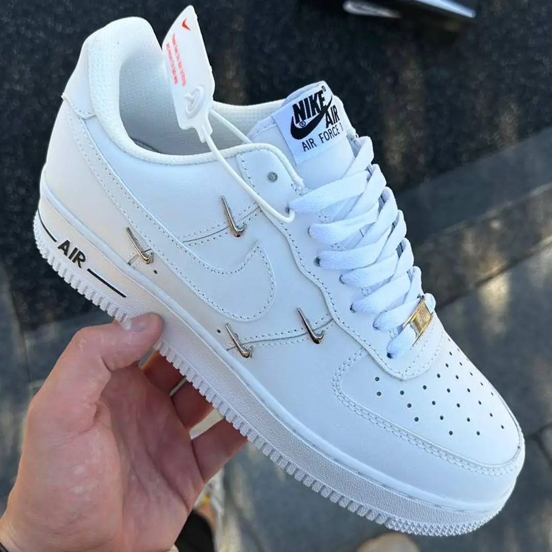 Кросівки Nike Air Force р білі шкіра ЛІЦЕНЗІЯ