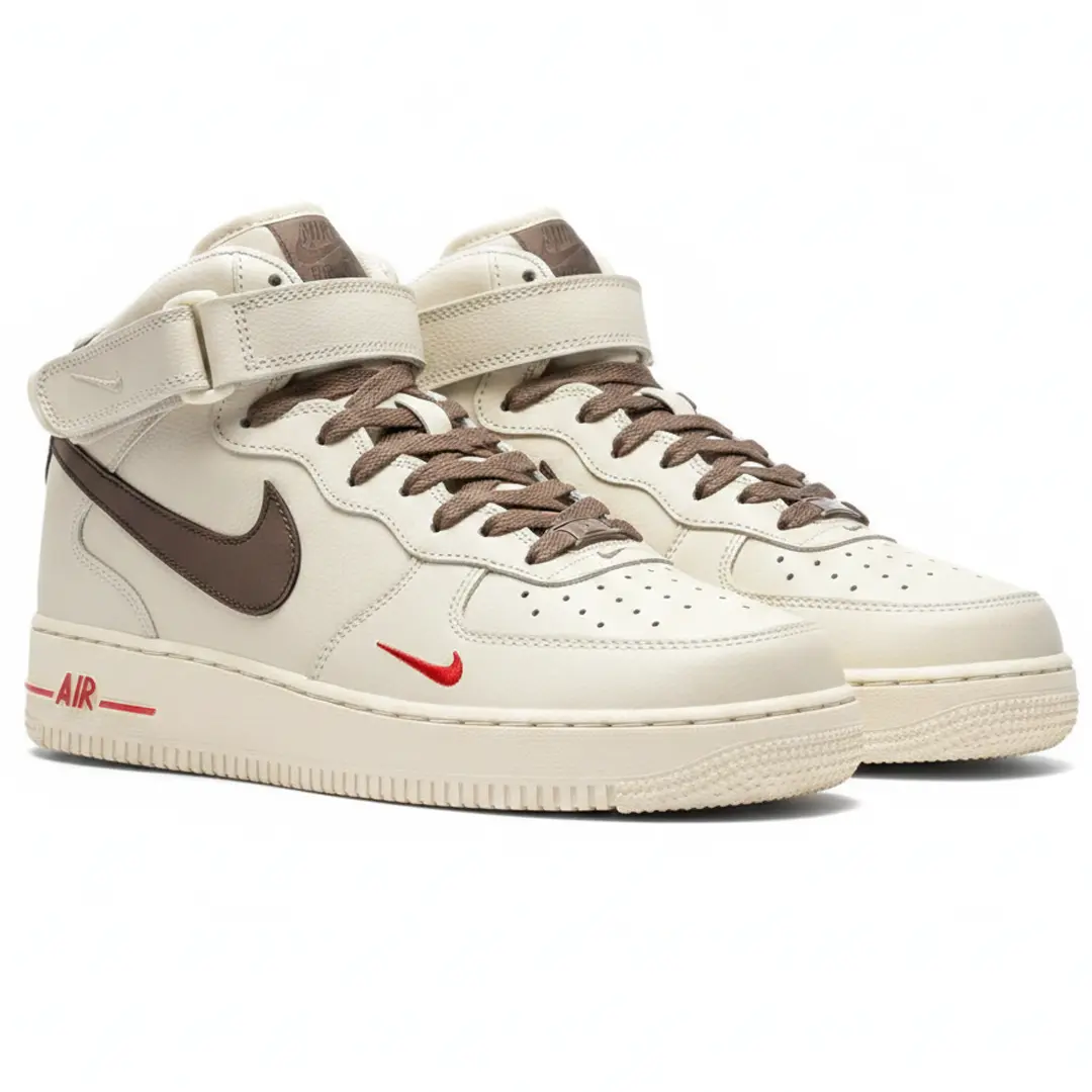 Кросівки зимові Nike Air Force high (Essenti mocco)
