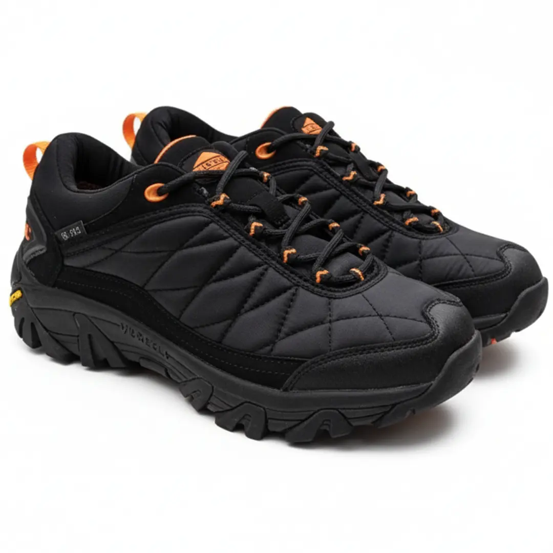 Термо кросівки Merrell Ice Cap Moc M Thinsulate (black & orange)
