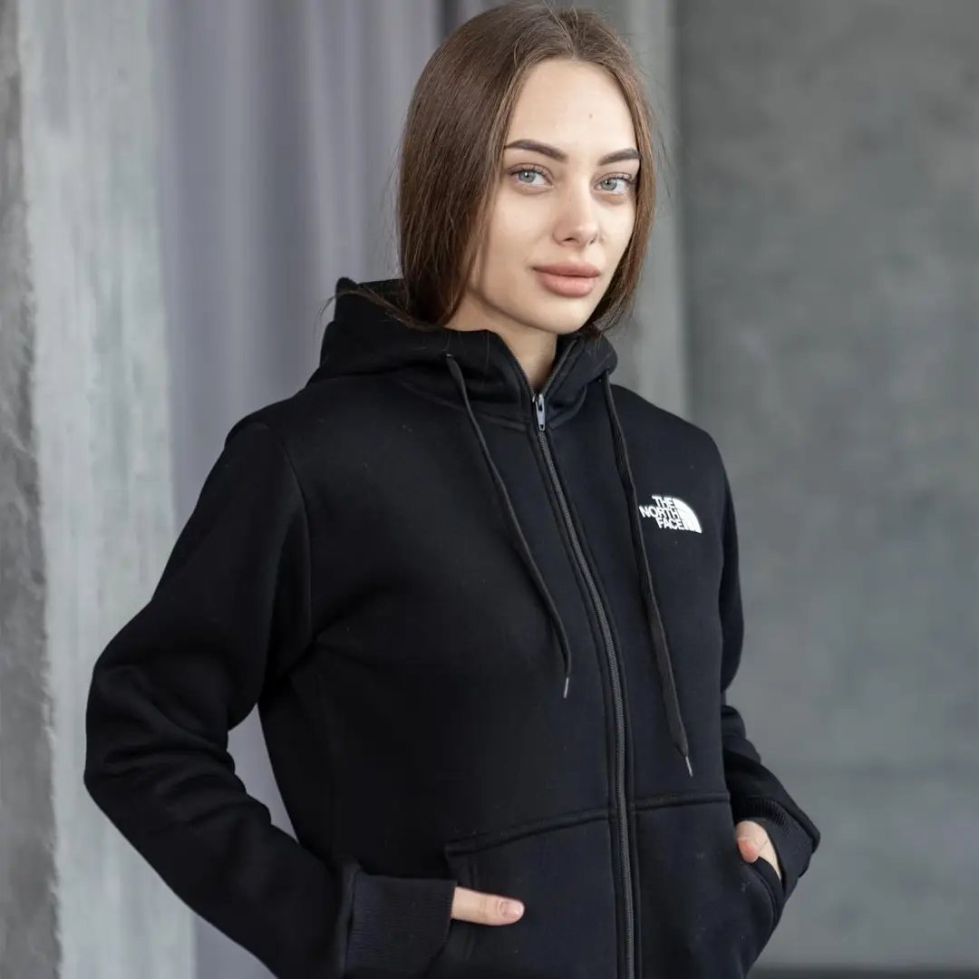 Жіночий зимовий спортивний костюм THE NORTH FACE чорний