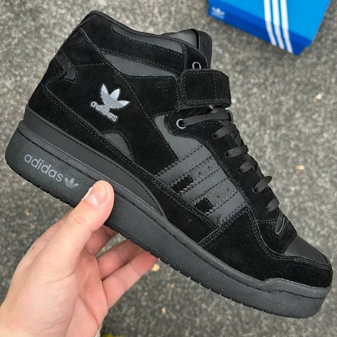 ЗИМОВІ КРОСІВКИ Adidas Forum High чорні