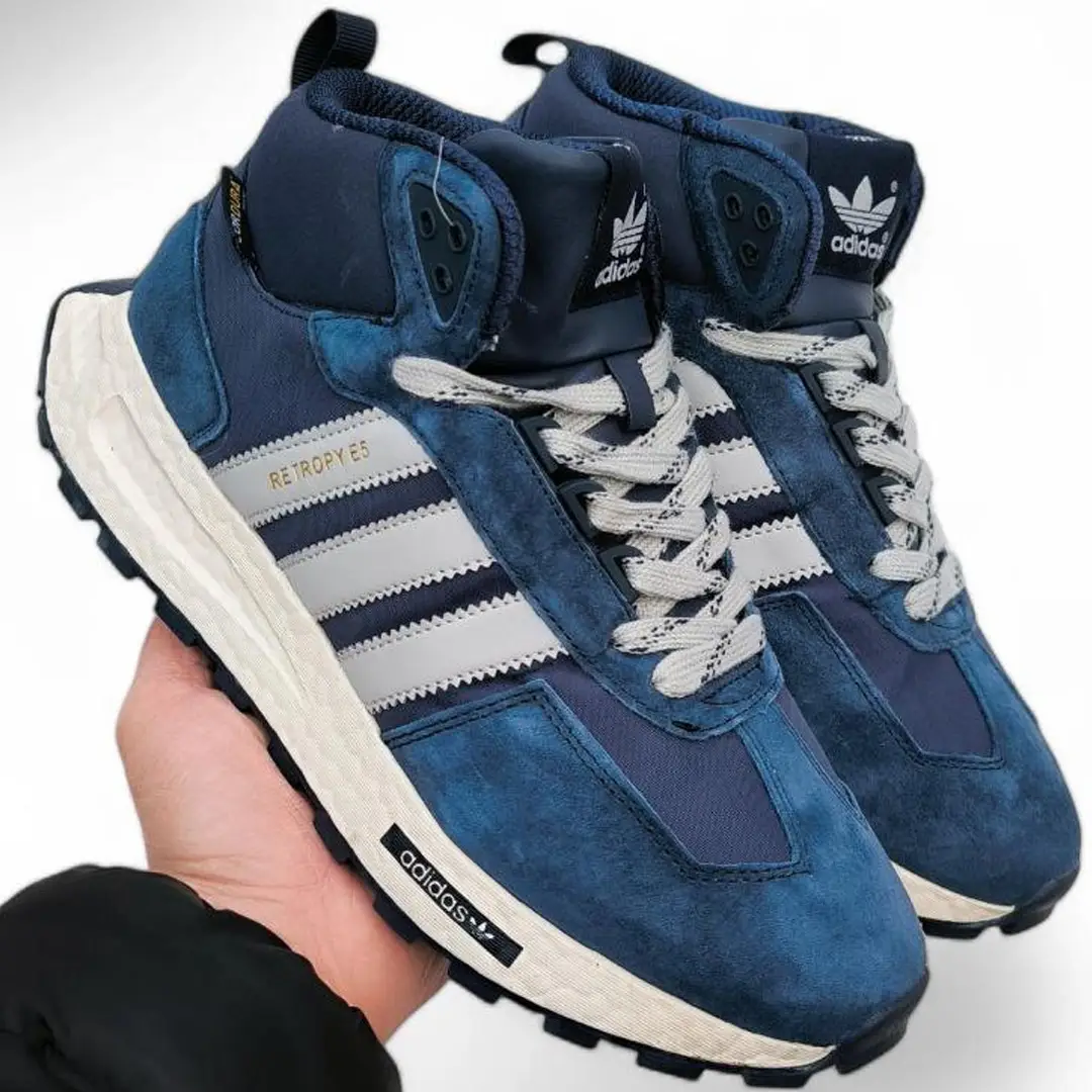 Зимові чоловічі кросівки Adidas Retropy сині