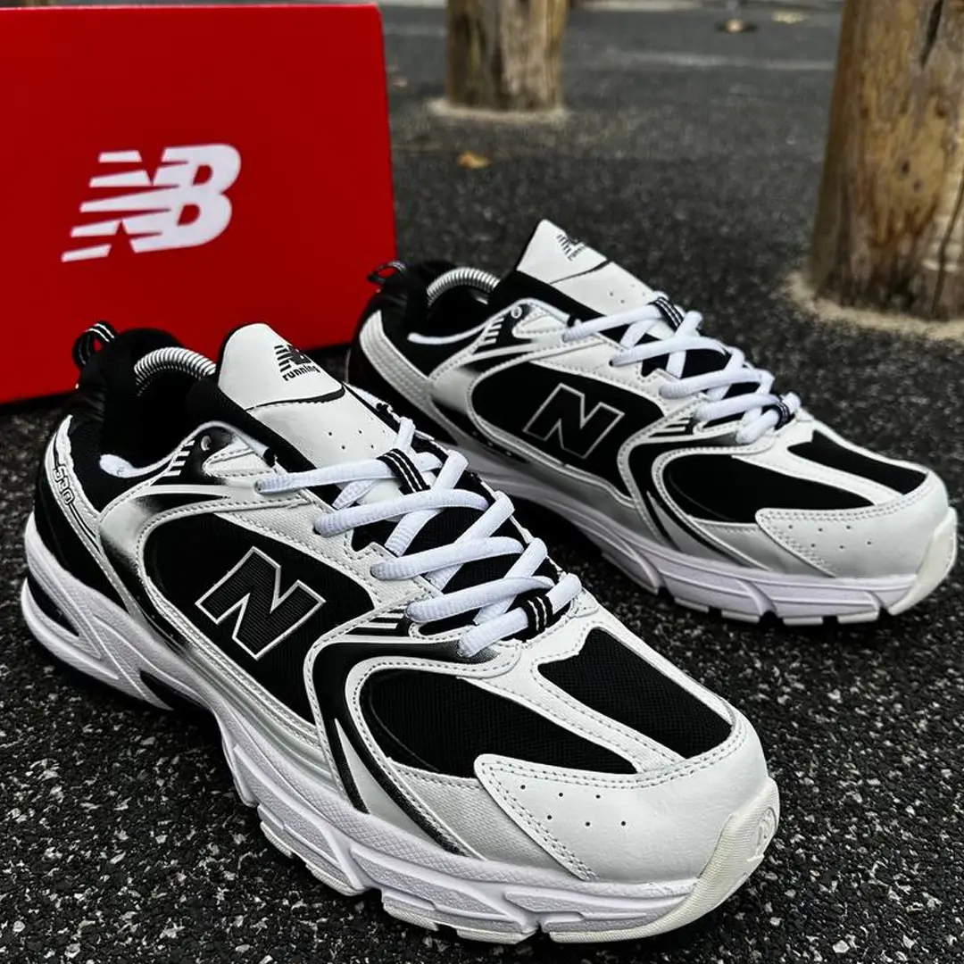 Зимові кросівки New Balance чорно білі