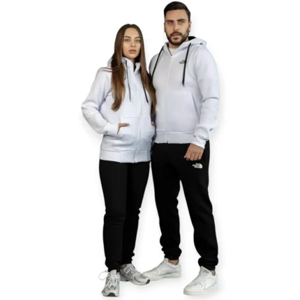 Утеплені спортивні костюми Зимовий спортивний костюм The North Face (білий) Орхідея