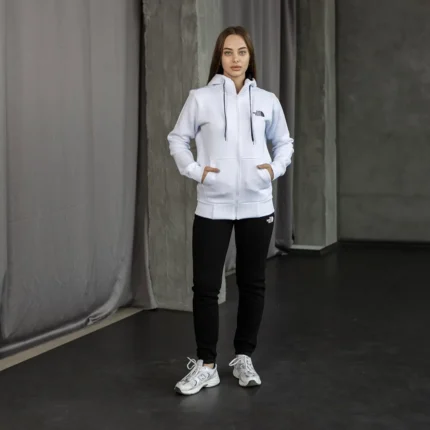 Утеплені спортивні костюми Зимовий спортивний костюм The North Face (білий) Орхідея