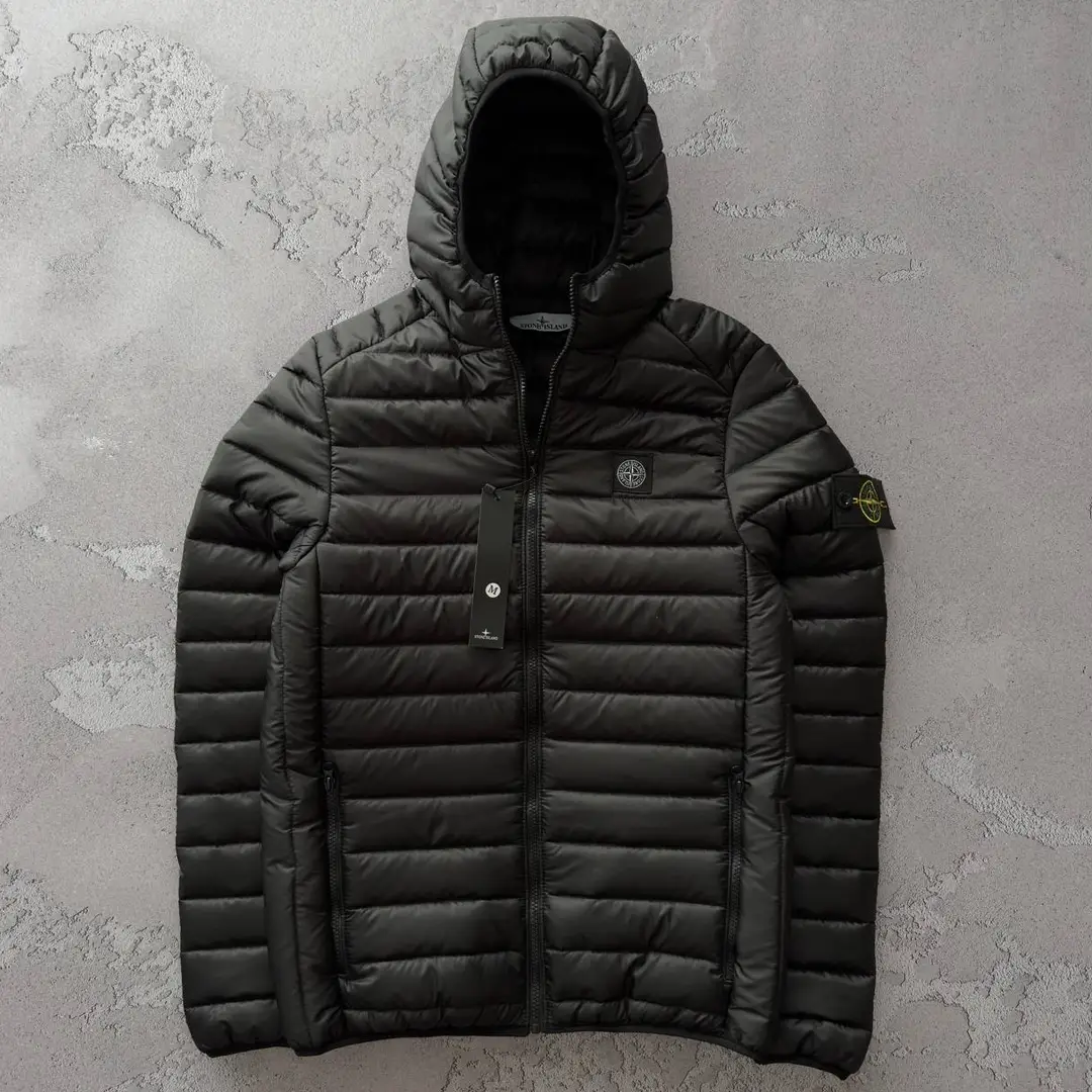 Куртка демісезонна Stone Island чорна