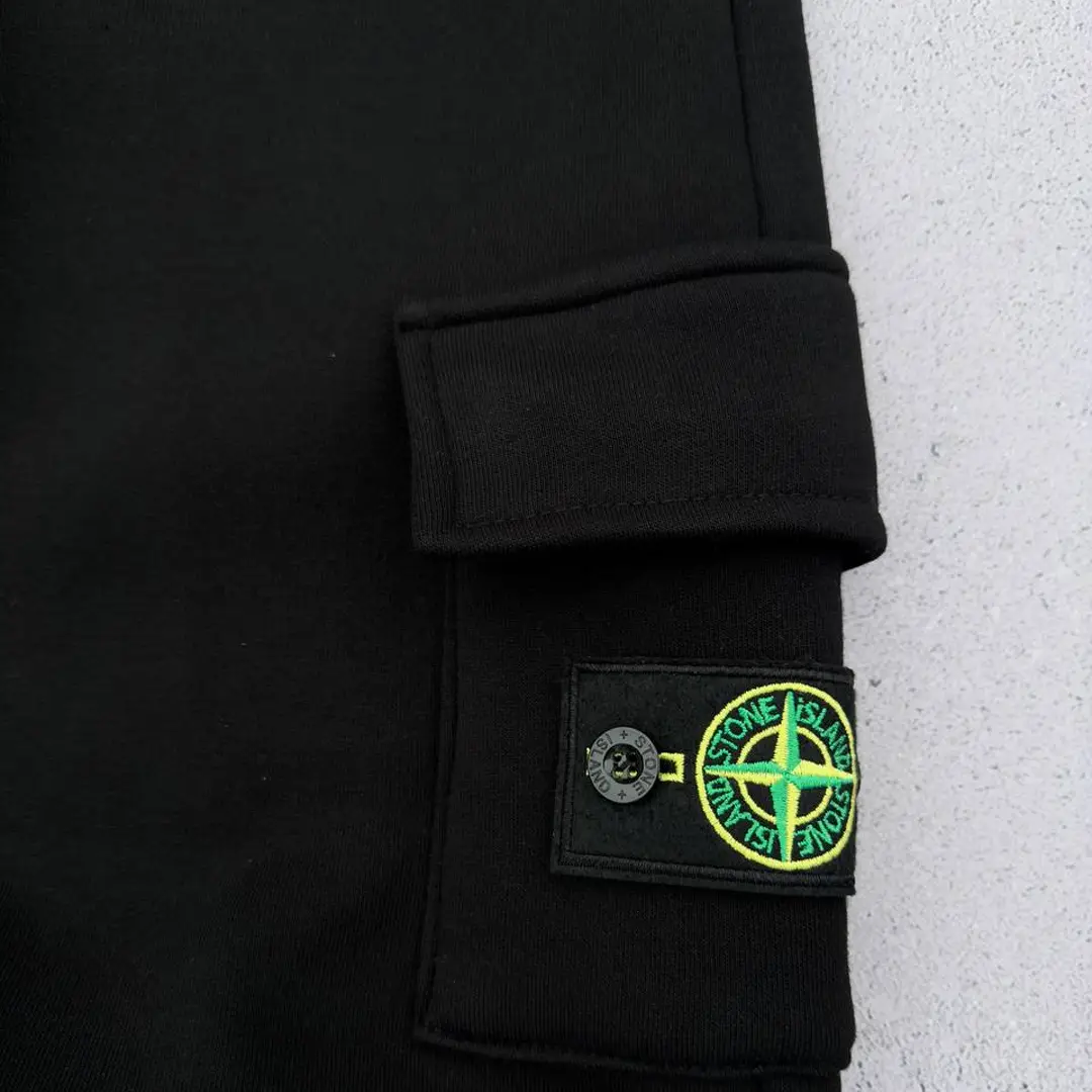 Штани STONE ISLAND ЗИМА чорні