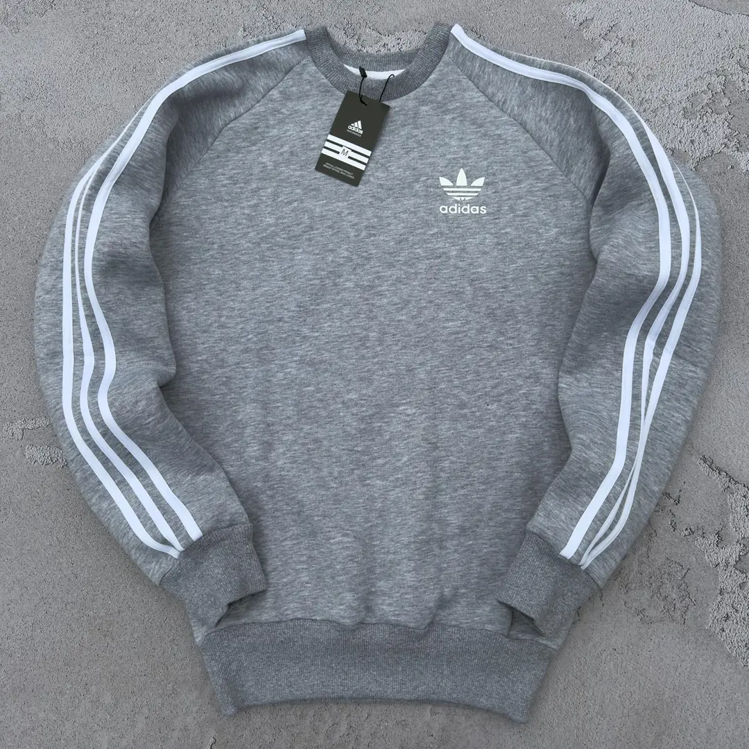 Світшот adidas зима сірий