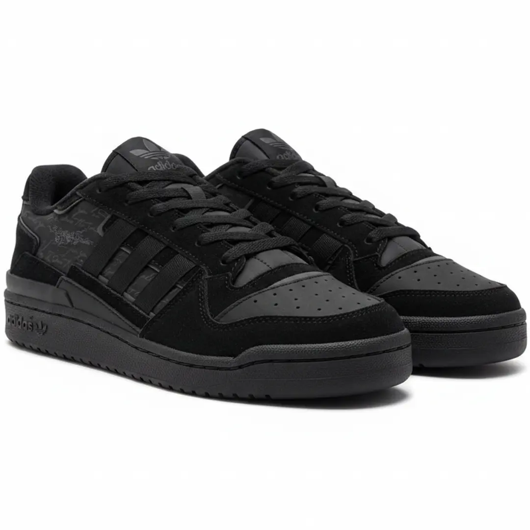 Adidas Forum Exhibit Low . (all black)