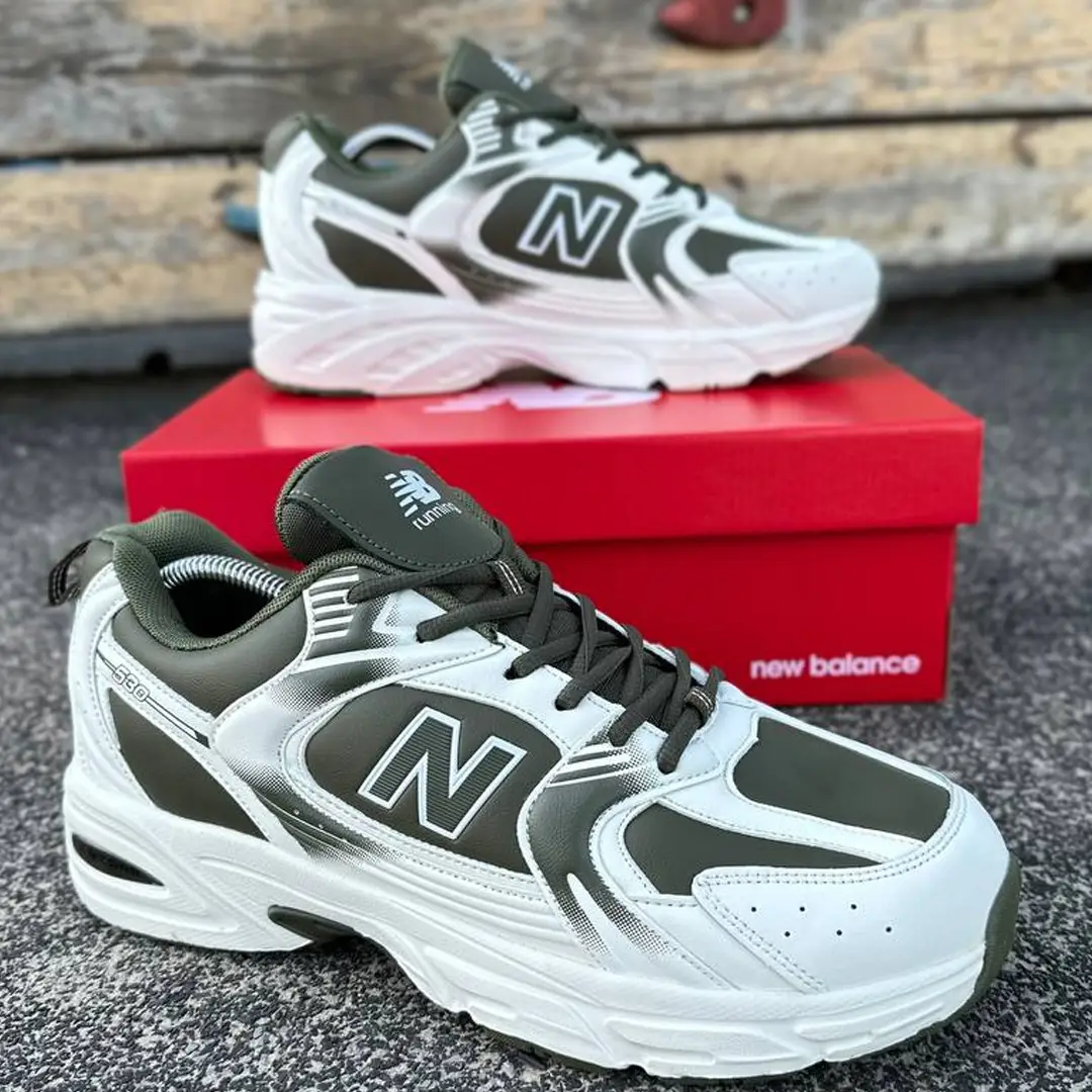 Кросівки New Balance white green демі