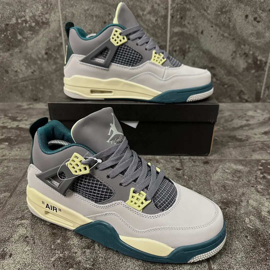 Кросівки Nike Air Jordan Retro gray green