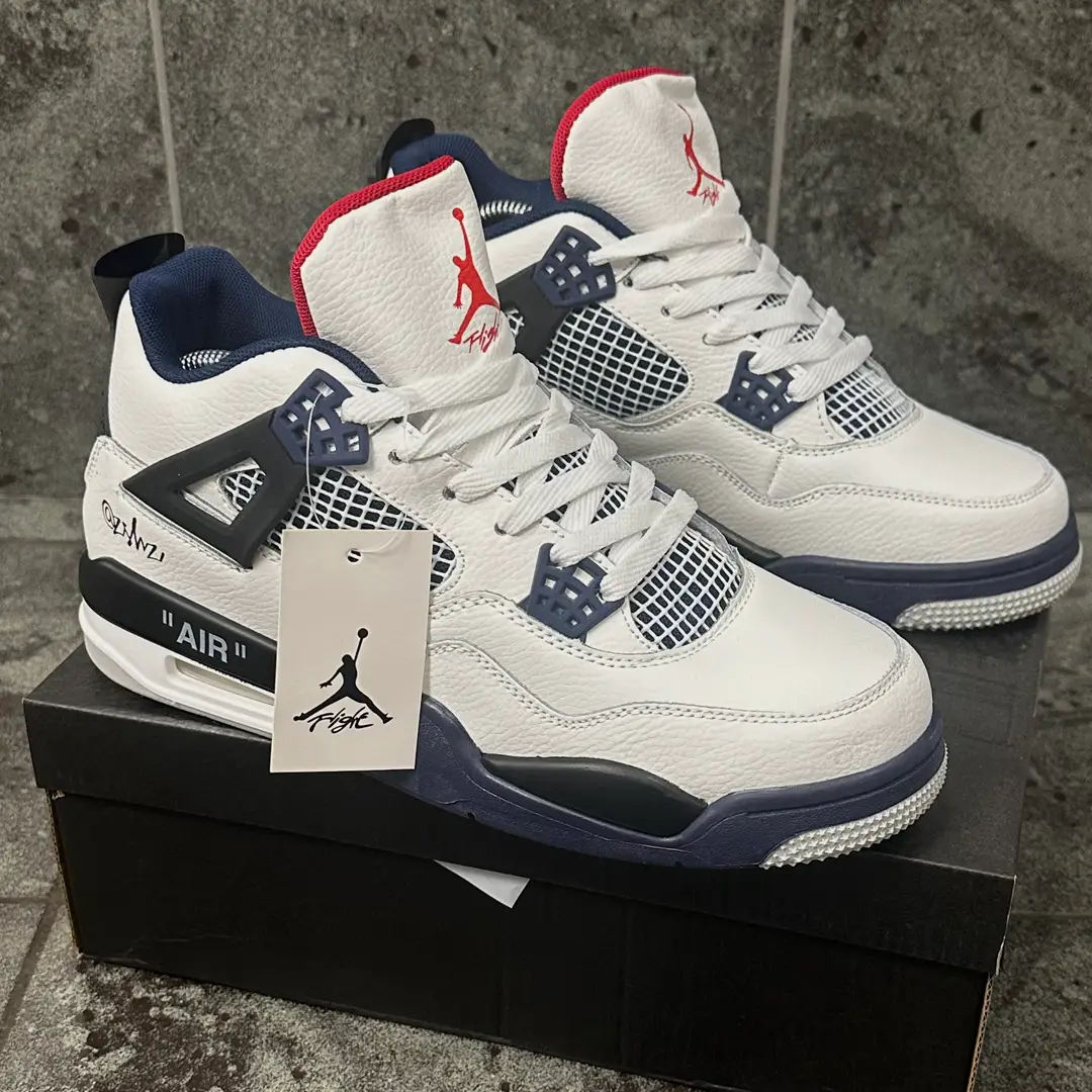 Кросівки Nike Air Jordan Retro white navy