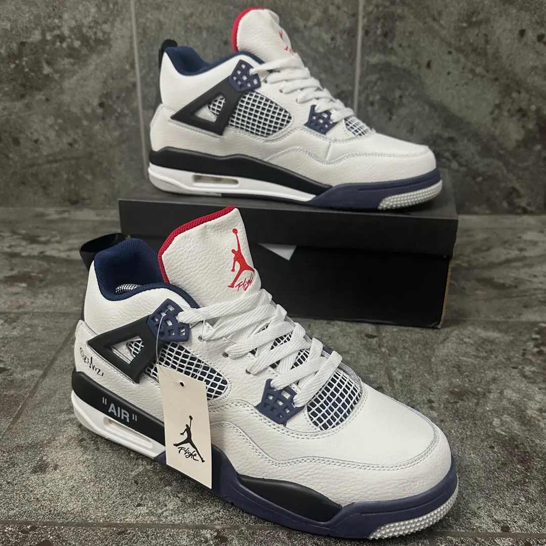 Кросівки Nike Air Jordan Retro white navy