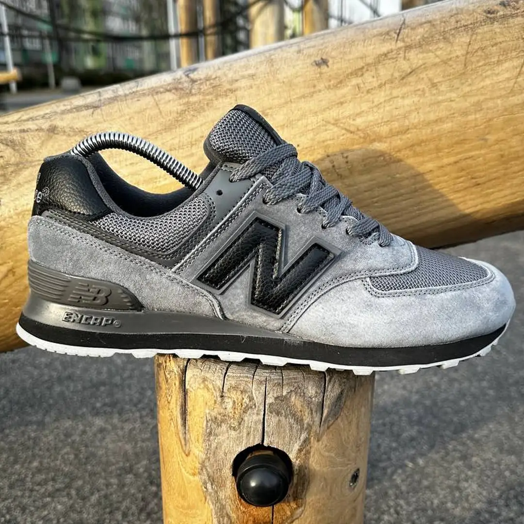 New Balance Classic dark gray замша