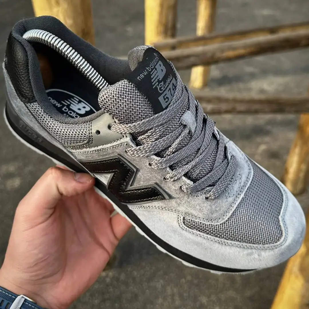 New Balance Classic dark gray замша