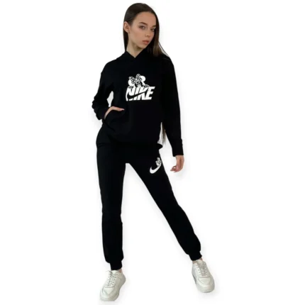 Спортивні костюми Жіночий спортивний костюм Nike (black) Орхідея