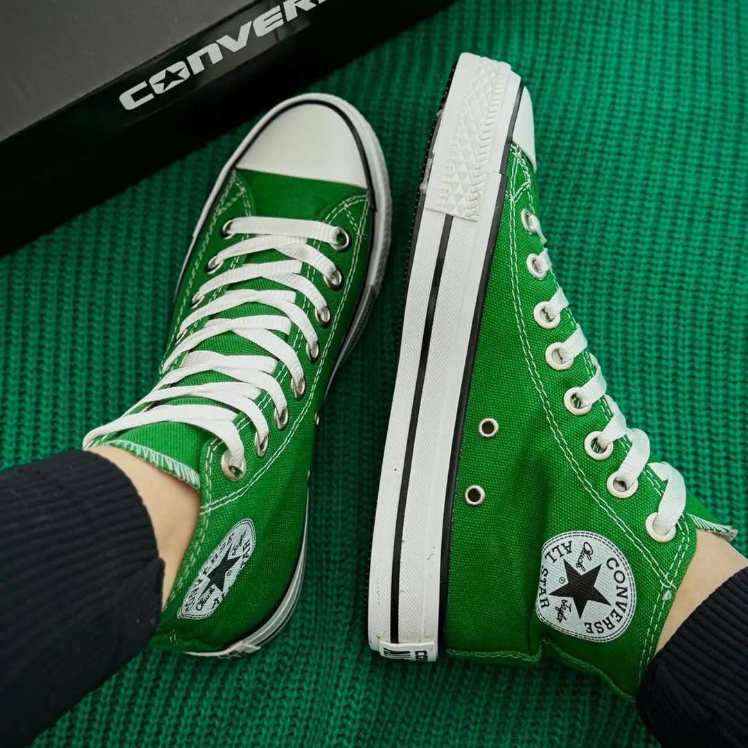 Кеди Converse All Star зелені