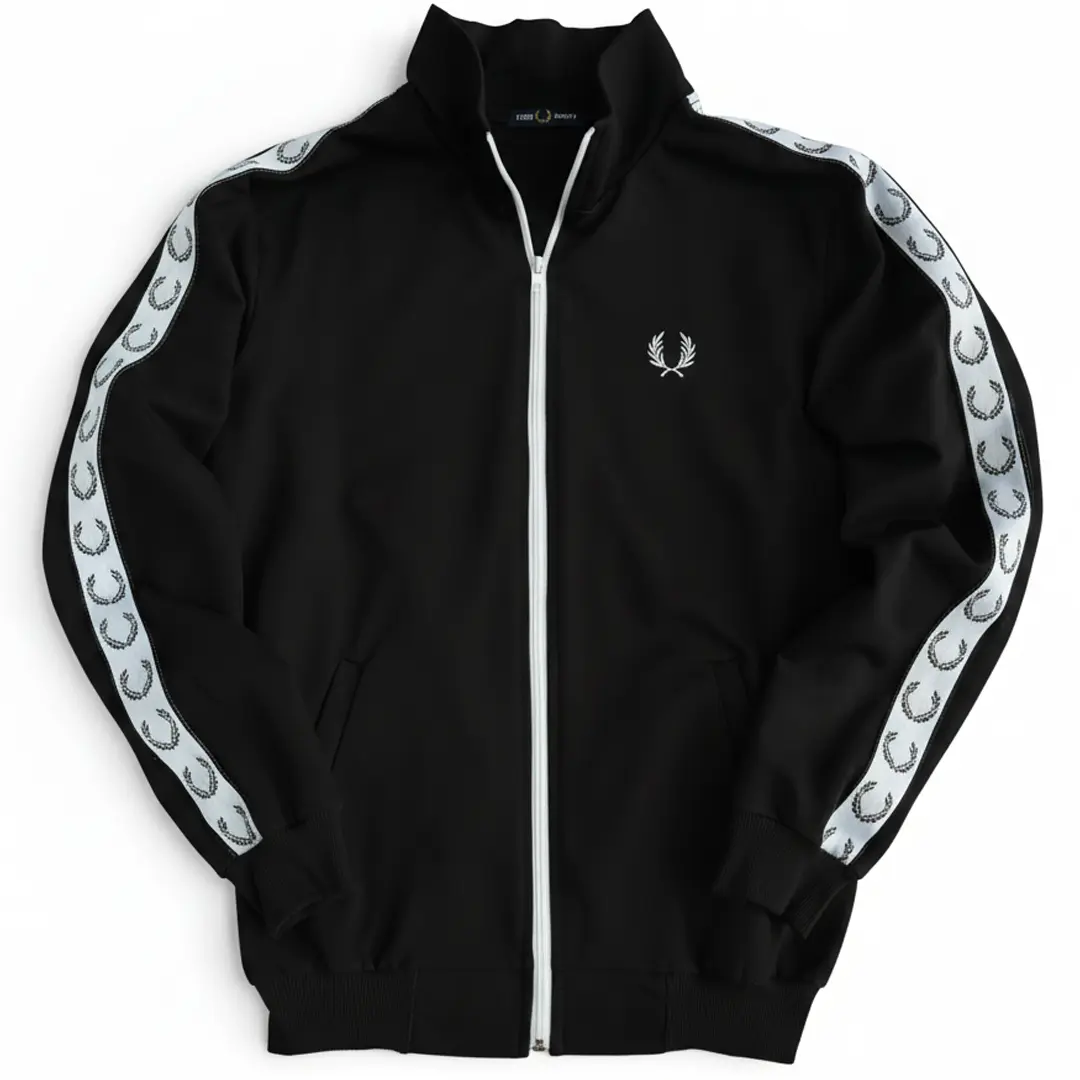Кофта Fred Perry лампас (чорна)