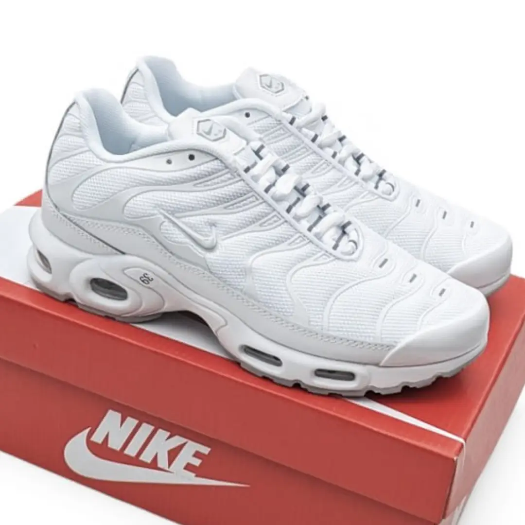 Кросівки Nike Air Max TN Plus білі all white