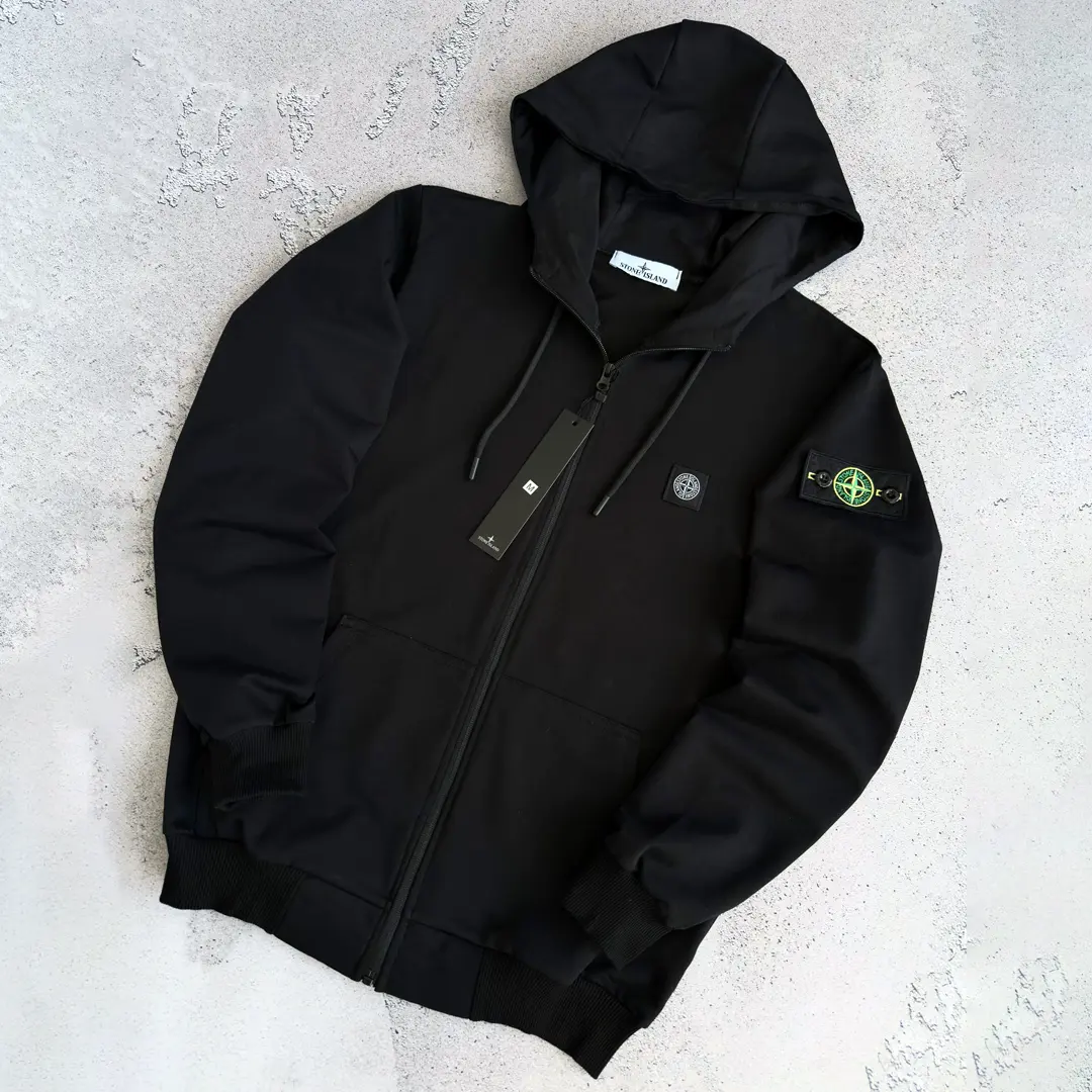 Зіп худі Stone Island (black)