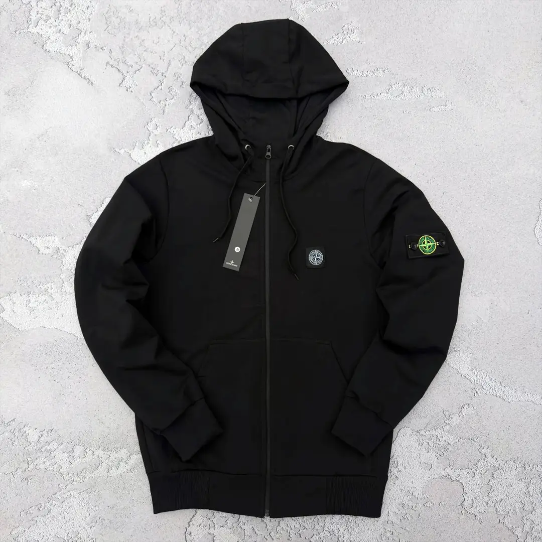 Зіп худі Stone Island чорний