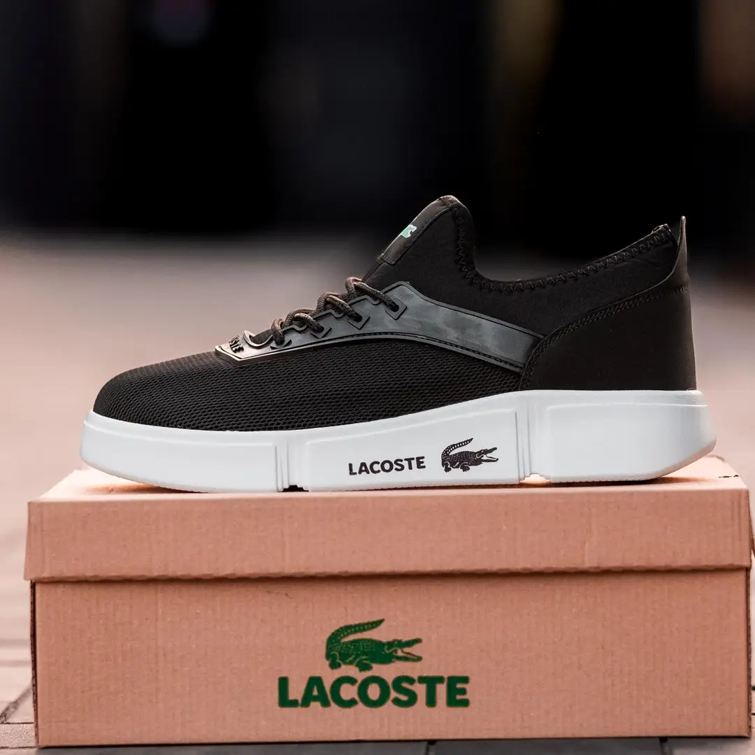 Чоловічі кросівки Lacoste Black White