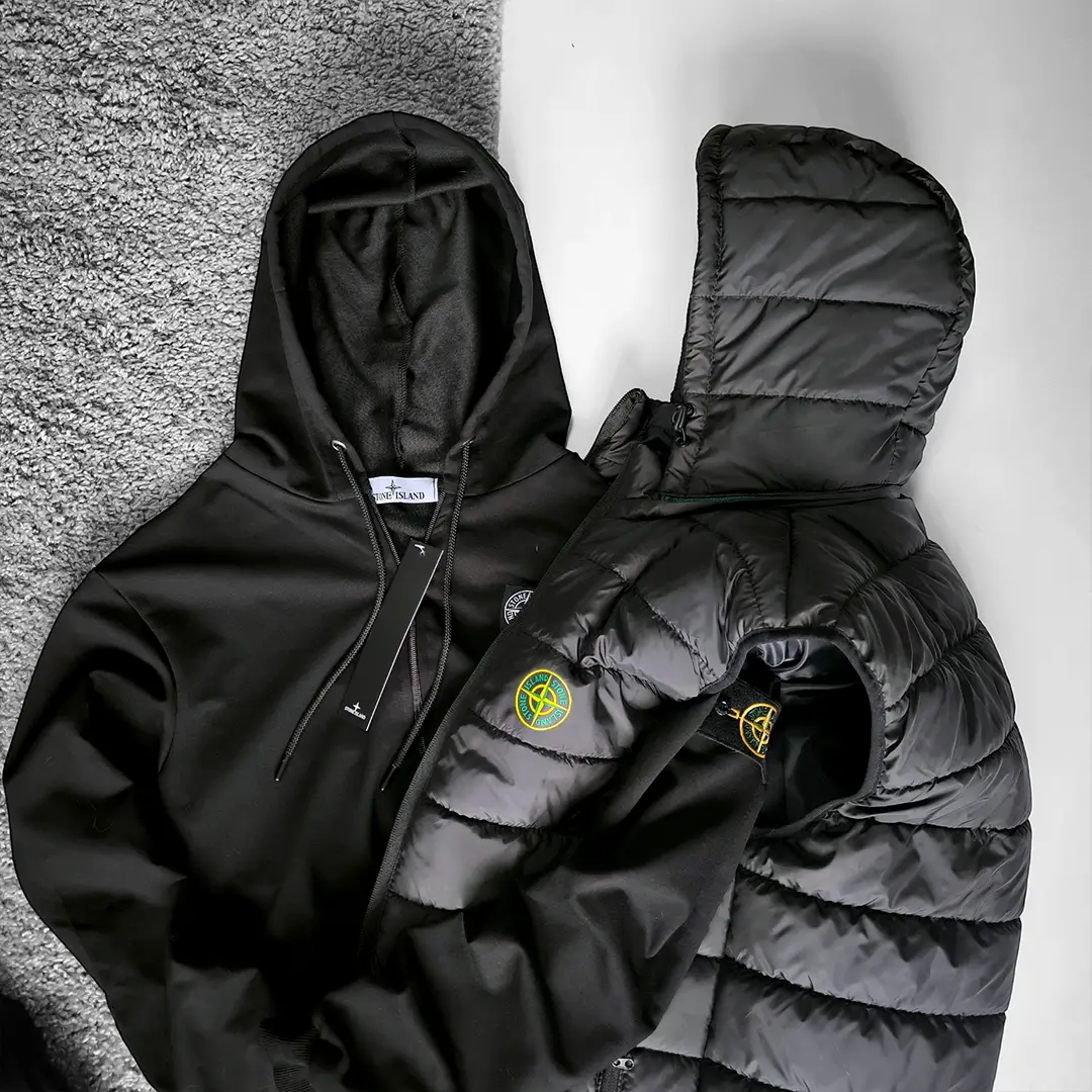 Sale Чоловічий набір Stone Island: спортивний костюм + жилетка Магазин Орхідея Набір