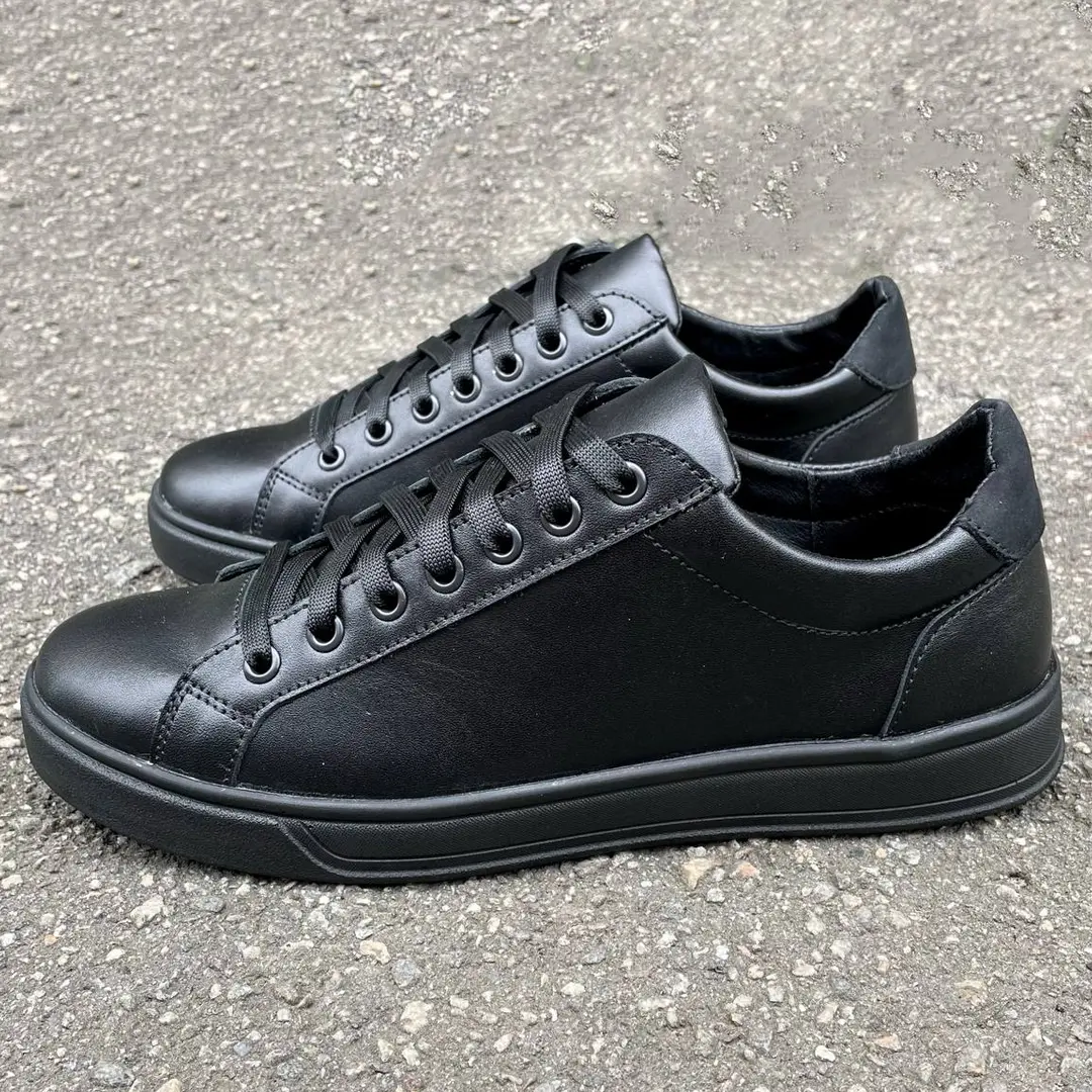 Взуття Кросівки Nike Zoom Winflo (чорні з білим) Магазин Орхідея Чоловічі шкіряні кеди ( чер)