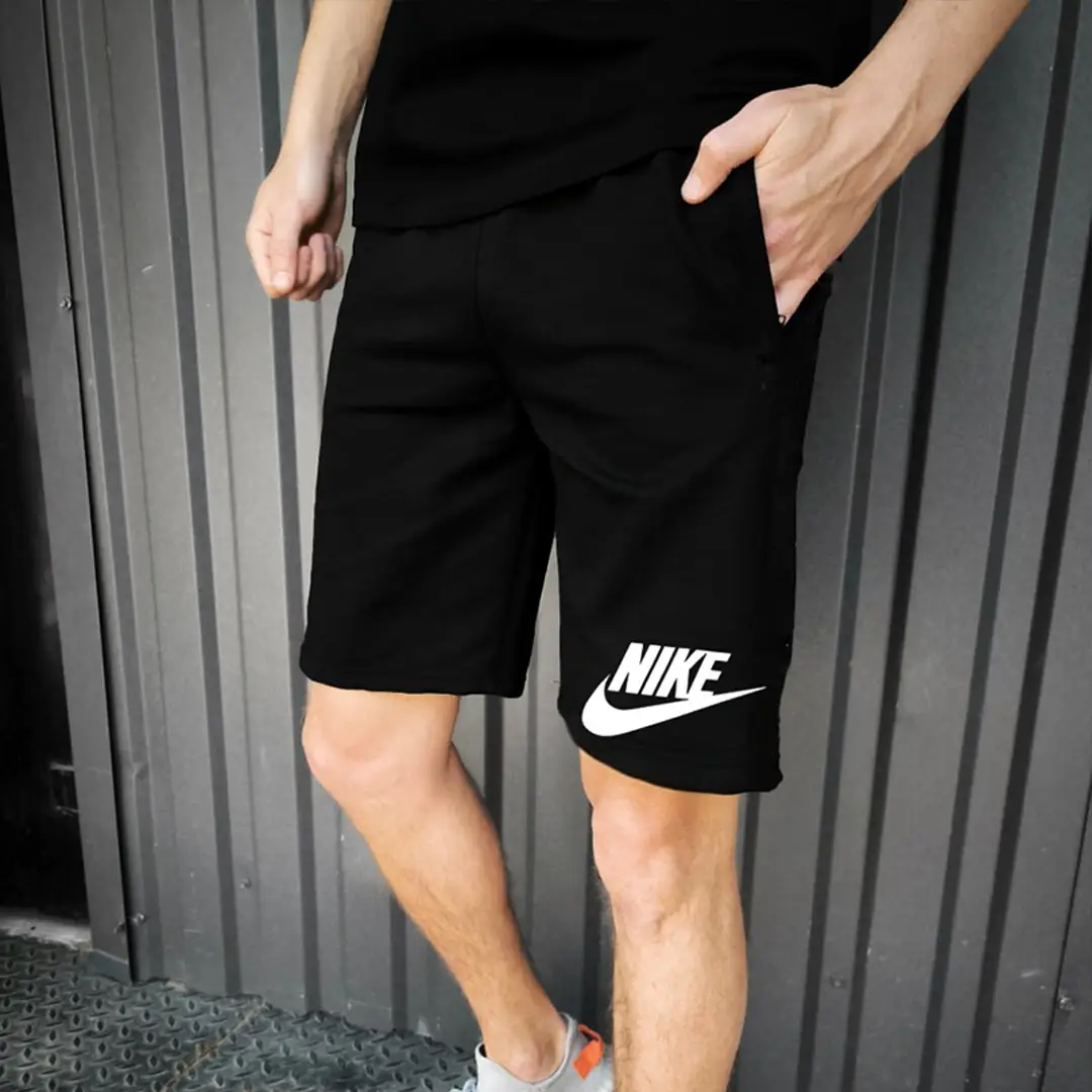 Літній комплект Літній чоловічий комплект Nike (футболка + шорти) Магазин Орхідея Літній чоловічий комплект Nike (футболка + шорти)