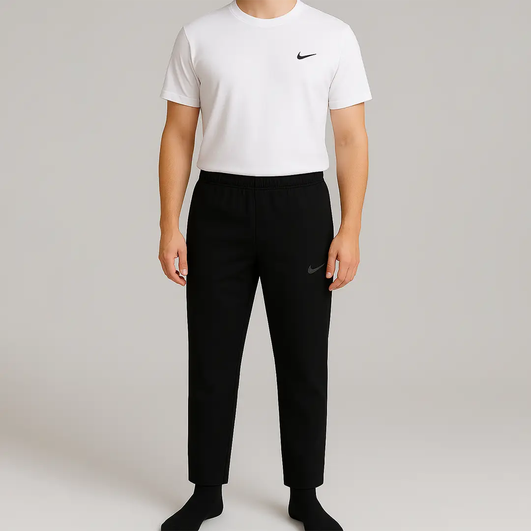 Спортивний одяг Чоловічий комплект Nike: штани + футболка (біла) Магазин Орхідея Nike штани + футболка (біла) лого вишивка