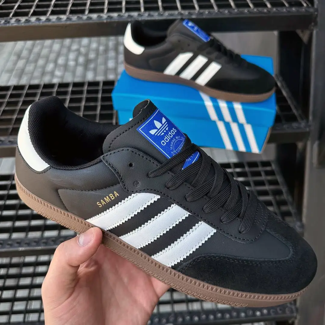 Взуття Кросівки Adidas Samba OG (white) Магазин Орхідея Кросівки Adidas Samba OG (black & white)