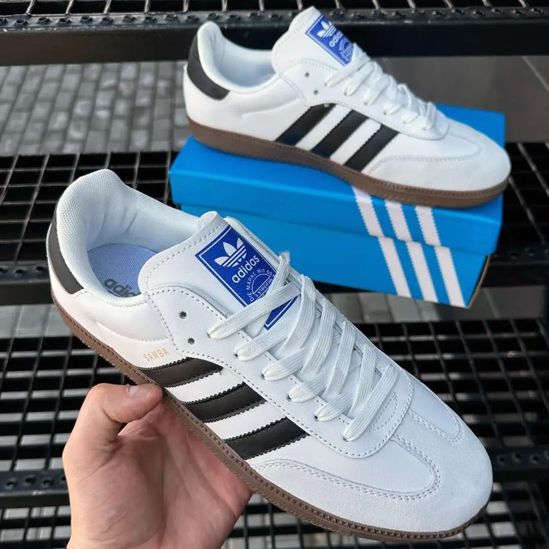 Взуття Кросівки Adidas Samba OG (black & white) Магазин Орхідея Кросівки Adidas Samba OG (white)