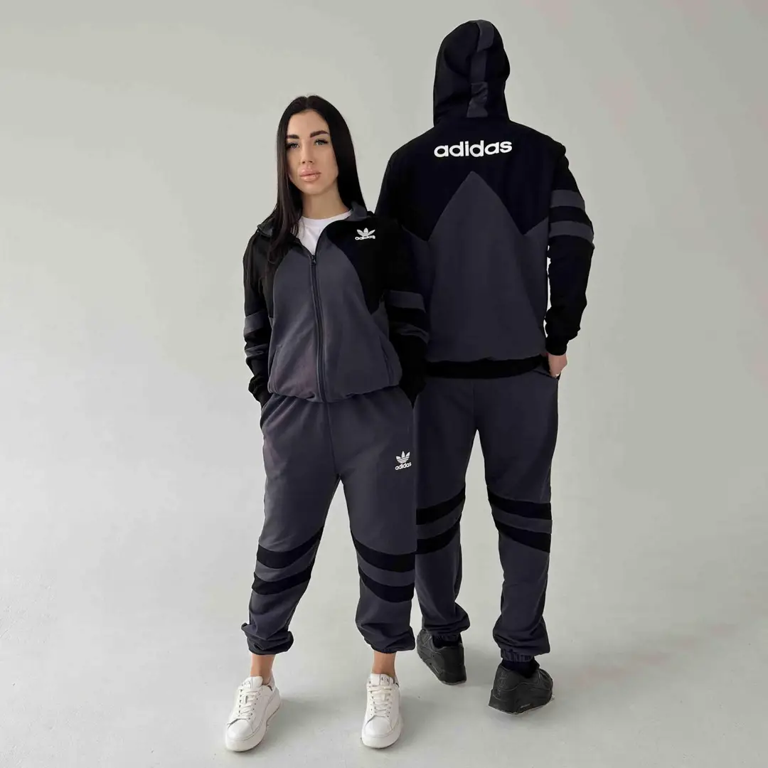 Спортивний одяг Спортивний костюм унісекс Adidas (сірий) Магазин Орхідея Спортивний костюм унісекс Adidas (графіт)
