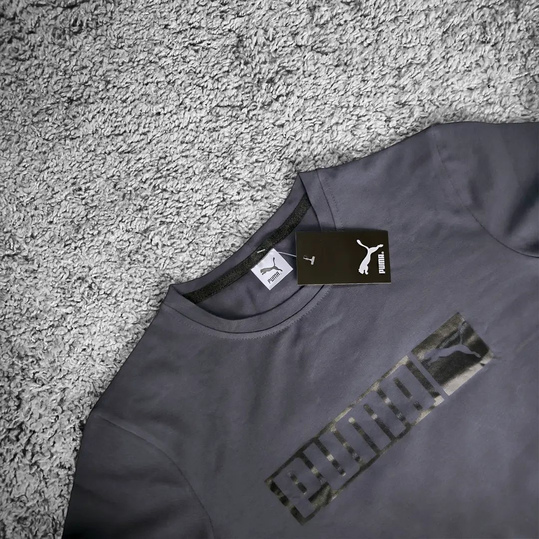 Спортивний одяг Чоловічий комплект Puma (футболка графіт + шорти) Магазин Орхідея Чоловічий комплект Puma (футболка графіт + шорти)